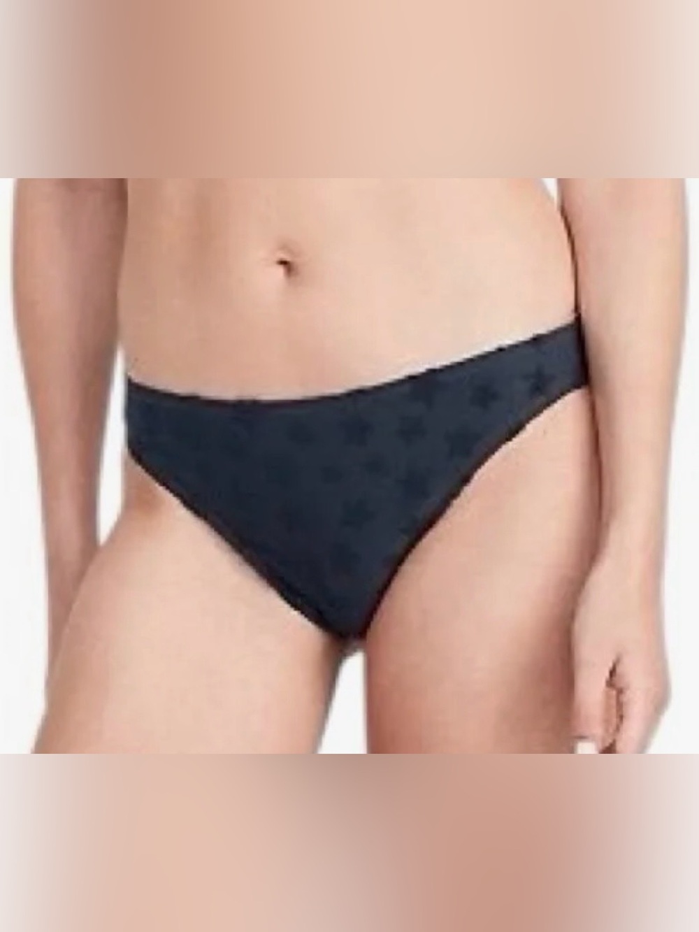 NWT Old Navy, navy blue fuzzy stars bikini  bottoms. Still sealed, never opened.